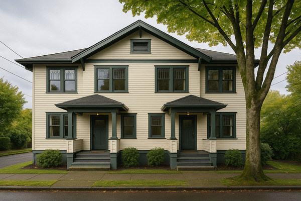 2BR rental in Portland — Hawthorne Restored Fourplex — 2BR